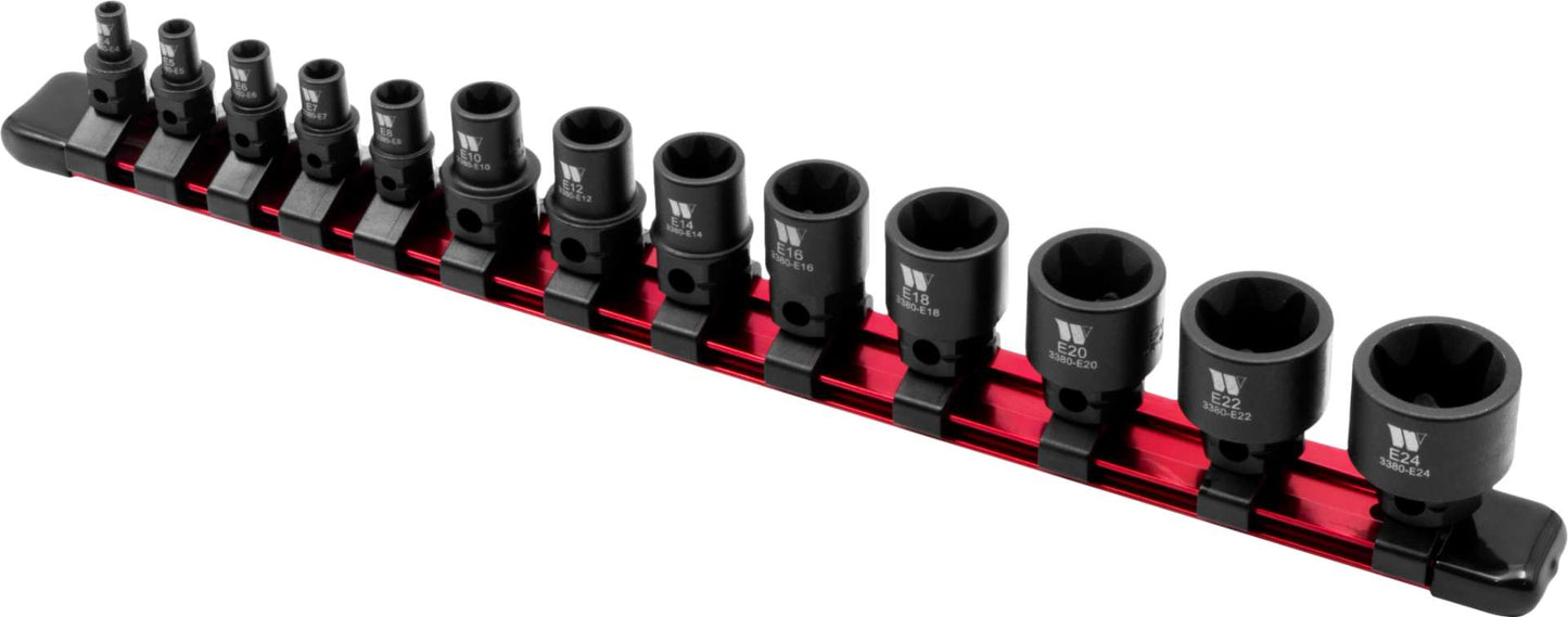 Impact E Torx 1/4" drive sockets extra stubby E4 - E24