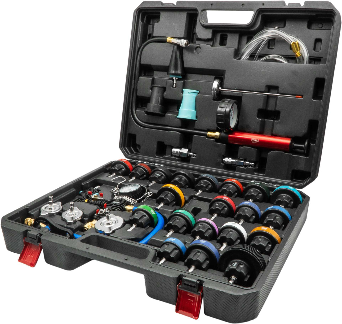 Radiator Pressure And Cooling System Tester / vacuum Filling Tool 34 Pcs kit