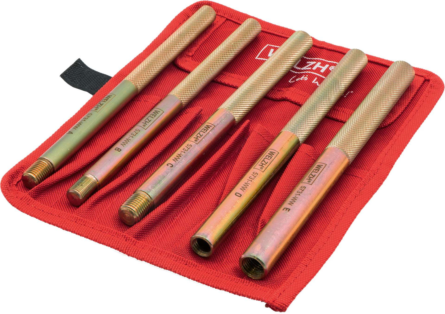 Universal Injector Pull Bar Set In Pouch 5 Piece