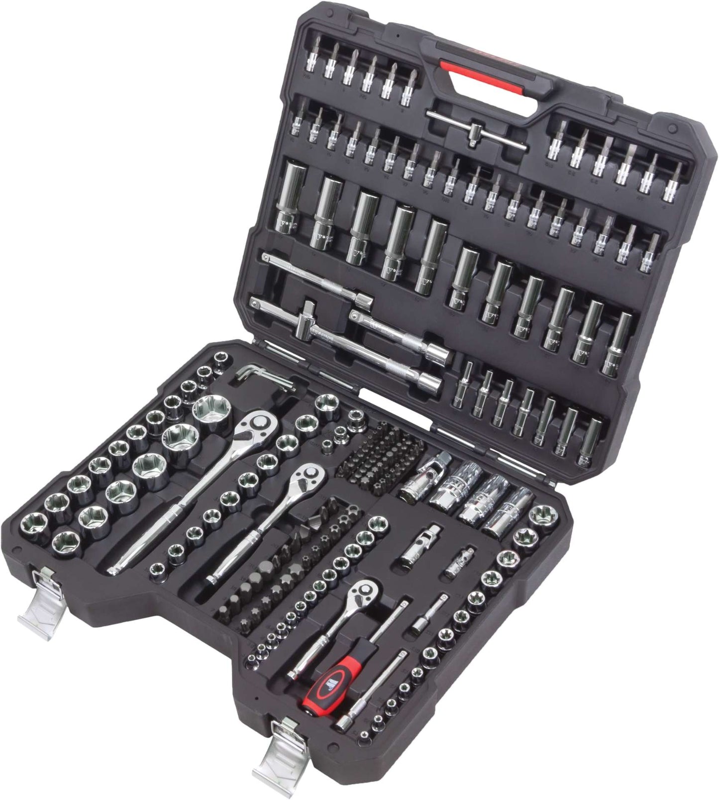 mixed socket set mixed drive tools 1/4 3/8 1/2 inch