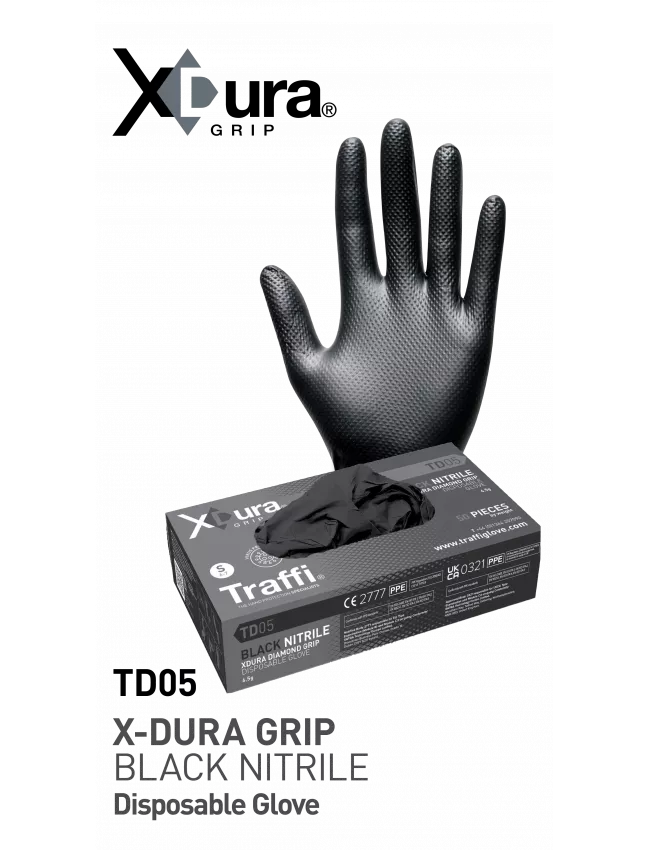 black nitrile gloves