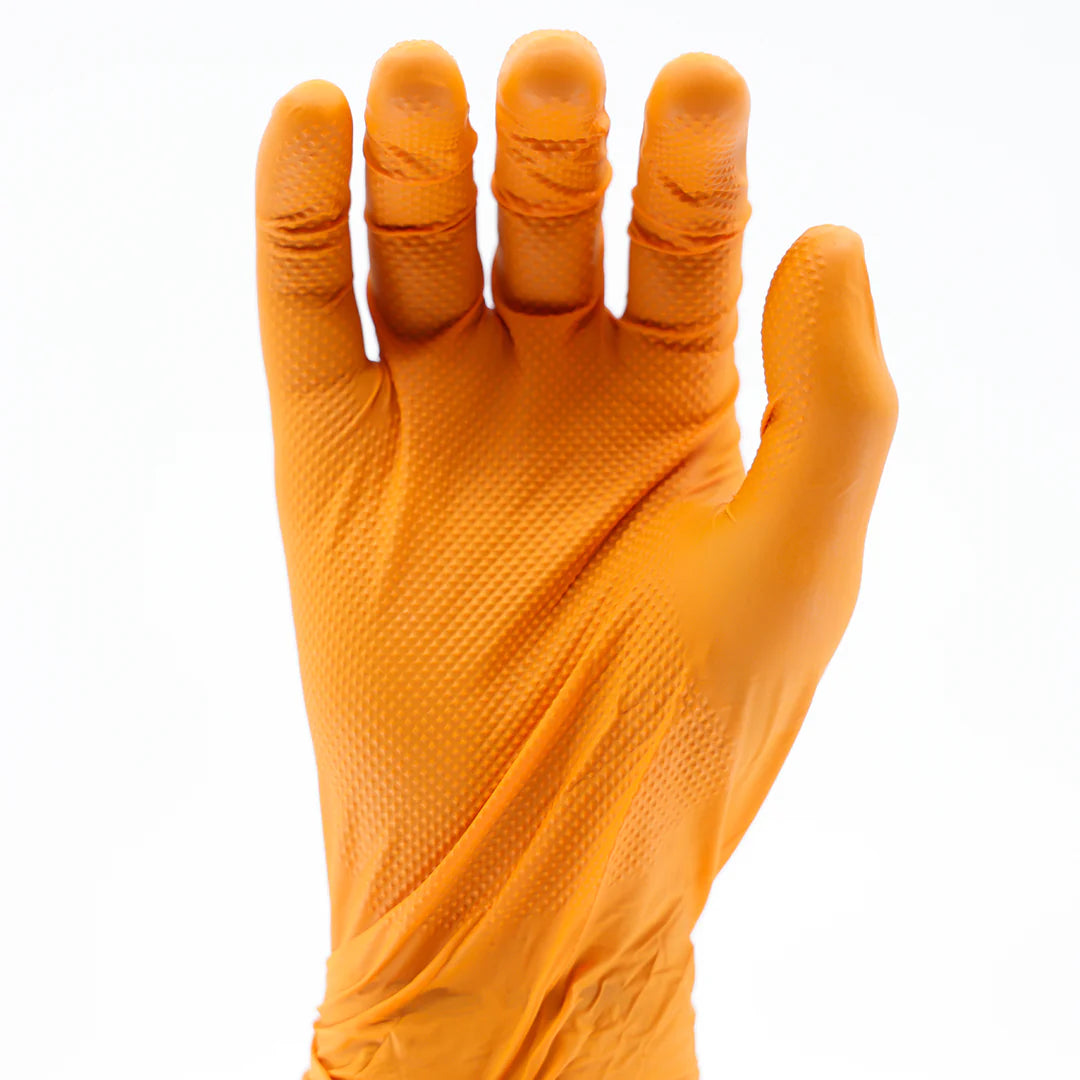 TOUGH GLOVE NITRILE GLOVE PPE GATOR GRIPZ