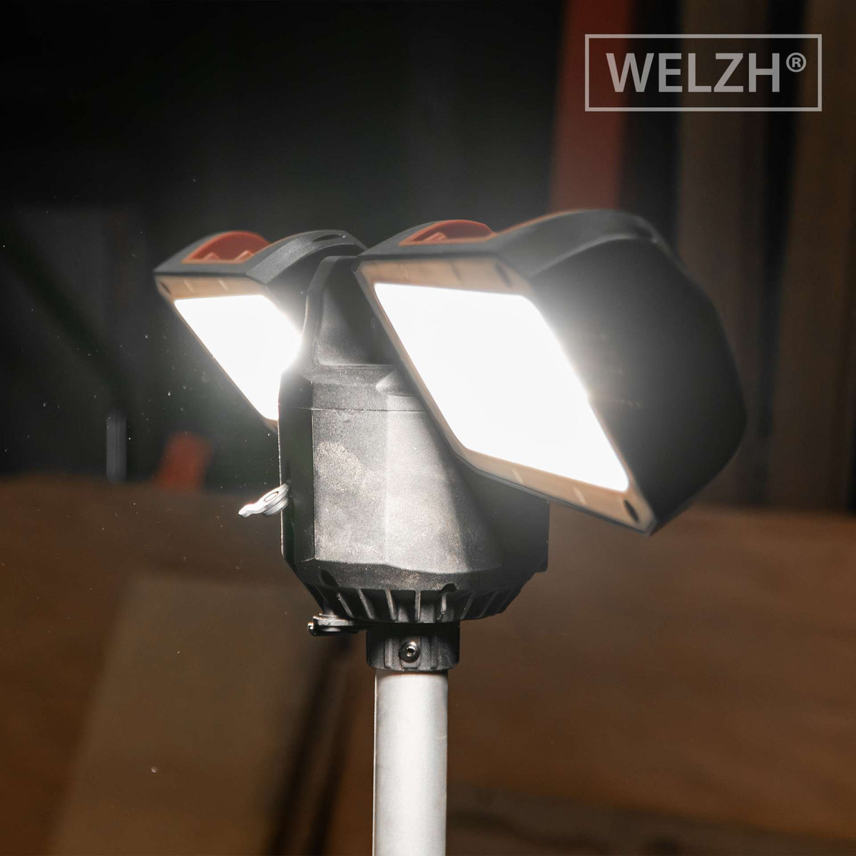 Rechargeable 6000 Lumen Adjustable Tripod Flood Light
