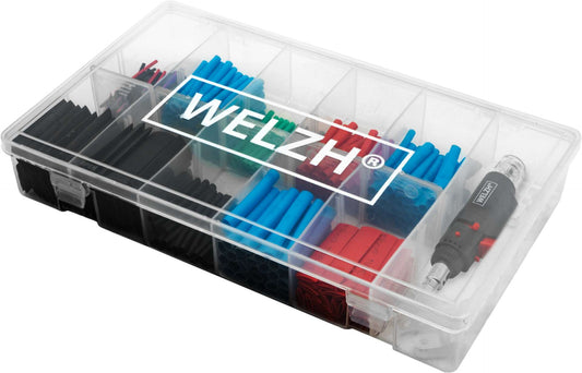 Heat shrink kit with micro gas torch 491 pieces