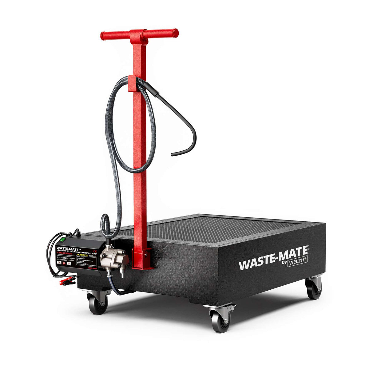Low Level Oil Drainer 76 litre with Electric Pump