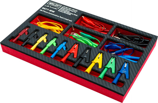 36-Piece Automotive Test Lead Set with Back Probes & Alligator Clips