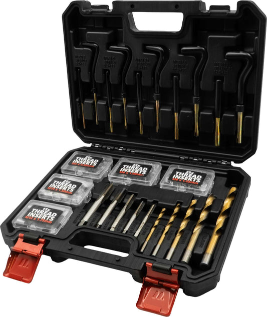 Thread repair Kit M5 - M12 135 Piece Set in Case