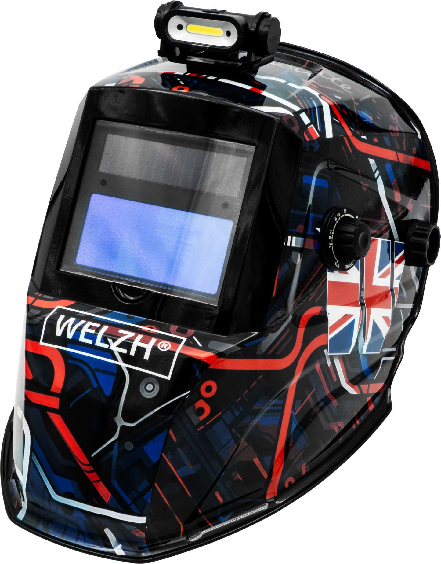 Auto Darkening Welding Helmet With LED Top Light